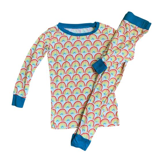 Little Sleepies Primary Rainbows Pajamas - Picture 9 of 9